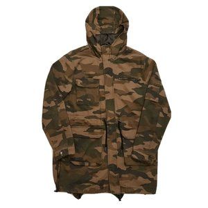 VINTAGE MILITARY Divided Camo Uniform Jacket Hoodie M54 Green Mens Size Large